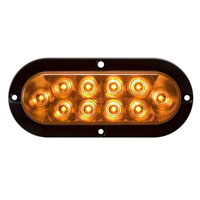(image for) Trailer Park/TurnLight Kit LED 6'' Oval Amber 10 Diode Standard Dexter/Redneck #STL-78AB