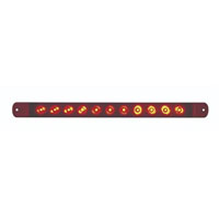 (image for) Trailer Stop/Turn/Tail Bar Light LED 17" Red Streamline Dexter/Redneck #STL-79RB