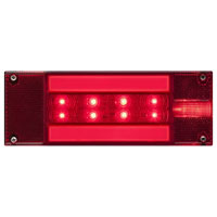 (image for) Marine Trailer Stop/Turn/Tail Light Only LED 6 Funcion Red Right Hand Dexter/Redneck #STL116RB