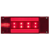 (image for) Marine Trailer Stop/Turn/Tail Light Only LED 7 Function Red Lef Hand Dexter/Redneck #STL117RB