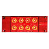 (image for) Marine Trailer Stop/Turn/Tail Light Only LED 6 Function 18 Diode Red Left Hand Dexter/Redneck #STL15RB