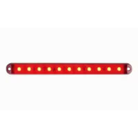 (image for) Trailer Stop/Turn/Tail Light Only Led 14.25" Oblong 15 Diode Red Thinline Dexter/Redneck #STL69RB