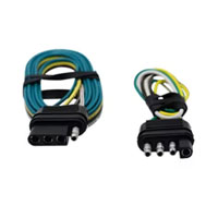 (image for) Trailer Wiring Harness Vehicle/Trailer-End 4 Way Flat Dexter/Redneck #TA01-020