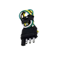 (image for) Trailer Wiring Harness Trailer End 4 Way Flat Dexter/Redneck #TA01-025