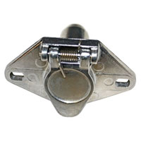 (image for) Trailer Wiring Connector Vehicle End 6 Way Round Zinc Dexter/Redneck #TA01-100
