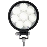 (image for) Trailer LED 4.5" Round 8 Diode Work Light Dexter/Redneck #TLL45FB