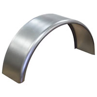 (image for) Trailer Fender Single Axle Steel 14" Tire 13.25 Tall Dexter/Redneck #2104