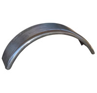 (image for) Single Axle Steel Trailer Fender 8" Wide 13" Tire Dexter/Redneck #2137