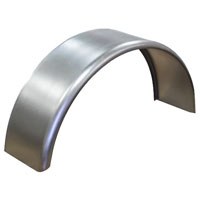 (image for) Single Axle Steel Trailer Fender 13 Tire 9.75" Tall Dexter/Redneck #2386