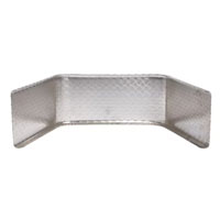 (image for) Trailer Fender Jeep Square Break Single Axle Steel Tread Plate 16" Tire 10" Wide Deexter/Redneck #2605-3T