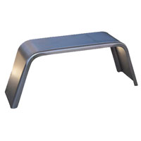 (image for) Jeep Square Break Single Axle Steel Trailer Fender 8-12" Tire Dexter/Redneck #2622-1