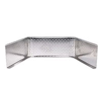 (image for) Trailer Fender Jeep Square Break Single Axle Aluminum Tread Plate 25" Tall Dexter/Redneck #2699-049AT