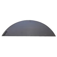 (image for) Single Axle Steel Fender Back Precut Radius 12" Height Dexter/Redneck #2712-32-18