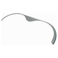 (image for) Trailer Fender Teardrop Flare Tandem Axle Aluminum 2.75" Wide Dexter/Redneck #2877-A-FT-005