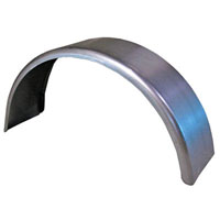 (image for) Single Axle Galvanized Steel Trailer Fender 14" Tire 9" Wide Dexter/Redneck #C23015-G