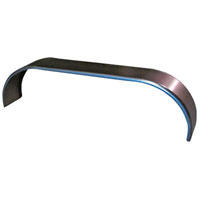 (image for) Straight Tandem Axle Galvanized Steel Trailer Fender 14-15" Tire Dexter/Redneck #C28009-G