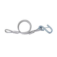 (image for) Trailer 36" Safety Cable With Latched S-hook Dexter/Redneck #CC2-36