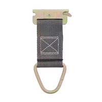 (image for) Trailer Cargo Control E-Track 6" Cargo Strap With D-Ring Dexter/Redneck #ET6001