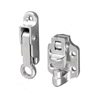 (image for) Aluminum Hook & Keeper Door Hold Back 2" Dexter/Redneck #I-DHB-AL-2
