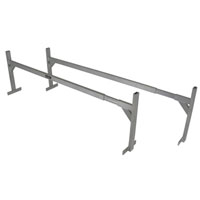 (image for) Enclosed Landscape Trailer Aluminum Ladder Rack Dexter/Redneck #RA-28