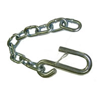 (image for) Trailer 30" Safety Chain With Latched S-Hook Dexter/Redneck #SC1427SL