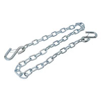 (image for) Trailer Chain Assembly With Latch S-Hooks 48" Dexter/Redneck #SC31648SL