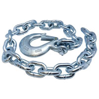 (image for) Trailer 35" Safety Chain With AG Latched Clevis Grab Hook Dexter/Redneck #SC3835