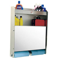(image for) Enclosed Trailer Cabinet With Folding Work Tray Dexter/Redneck #SP30CSA