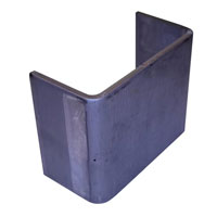 (image for) Stake Pocket 8 Gauge 3-1/2" Weld-On Dexter/Redneck #STKP34-8GA