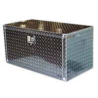 (image for) Trailer Underbody Toolbox 18" X 18" X 24" Aluminum Dexter/Redneck #TBAL1818-24T