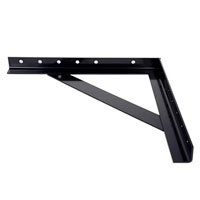 (image for) Trailer Underbody Toolbox Mounting Bracket Gloss Black Dexter/Redneck #UB-BRACKET