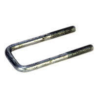 (image for) Square U-bolt 2 1/16" x 5.31" Galvanized Dexter/Redneck #UBGC12X206X531