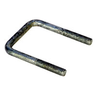 (image for) Square U-bolt 3 1/16" X 4.31" Galvanized Dexter/Redneck #UBGC12X306X431