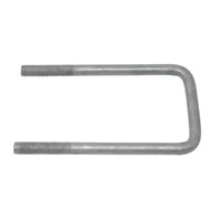(image for) Square U-bolt 3 1/16" x 6.31" Galvanized Dexter/Redneck #UBGC12X306X631