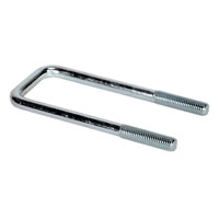 (image for) Square U-Bolt 2 1/8" x 6 1/2" Zinc Dexter/Redneck #UBZC12X212X650