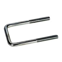(image for) Square U-Bolt 2 1/4" X 4 1/4" Zinc Dexter/Redneck #UBZC38X225X425