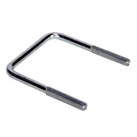 (image for) Square U-Bolt Square 3/8 X 4.25" Zinc Dexter/Redneck #UBZC38X338X425