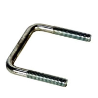 (image for) Square U-Bolt 3 1/8" X 3" Zinc Dexter/Redneck #UBZC716X312X300