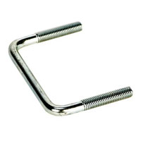 (image for) Square U-Bolt 4 1/8" X 3" Zinc Dexter/Redneck #UBZC716X412X300