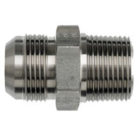 (image for) Hydraulic Straight Fitting 7/16" x 1/2" Dexter/Redneck #FG-2404-04-08
