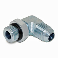 (image for) Hydraulic Fitting 90° 3/4" x SAE6 Dexter/Redneck #FG-6801-08-06