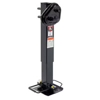 (image for) Trailer Dropleg Jack Medium Duty 25K Side Wind Twin Cam Dexter/Redneck #183749TC