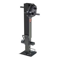 (image for) Trailer Dropleg Jack Medium Duty Side Wind 25k Twin Cam Dexter/Redneck #183750TC