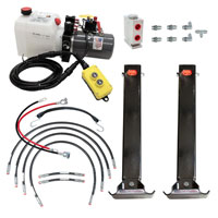 Trailer Jack Powerhoist Hydraulic With Pump Tandem Kit 12,000 lbs. Dexter/Redneck #PJD-12-20-K (image for) Trailer Jack Powerhoist Hydraulic With Pump Tandem Kit 12,000 lbs. Dexter/Redneck #PJD-12-20-K