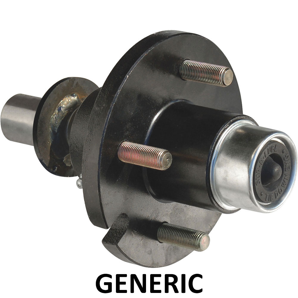 (image for) Trailer E-Z Lube Axle End Unit Idler 4 On 4" 2k Axle Dexter/Redneck #20440IEU