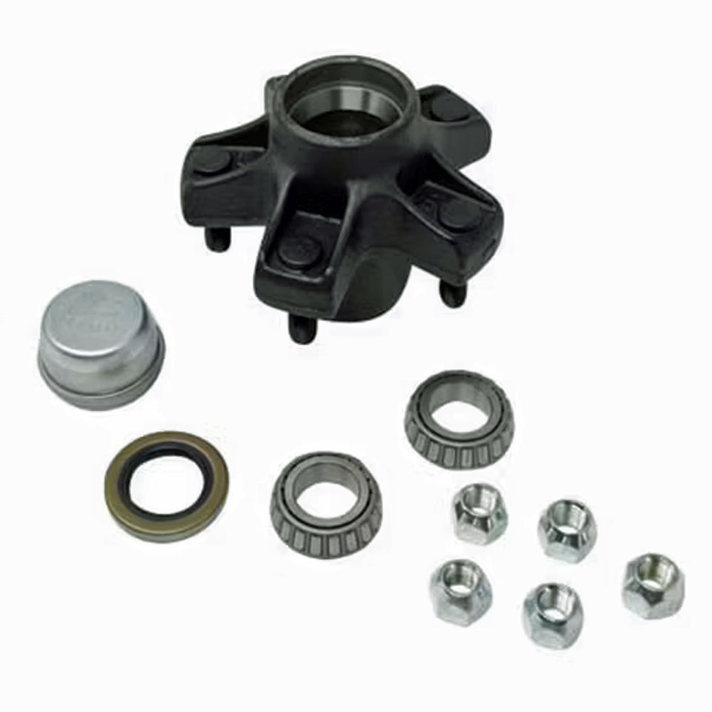 (image for) Trailer Idler Hub Assembly 5 Bolt On 4.5" BT8 Spindle 5 1/2" Flange 2.2K Axle Dexter #34822545UC1