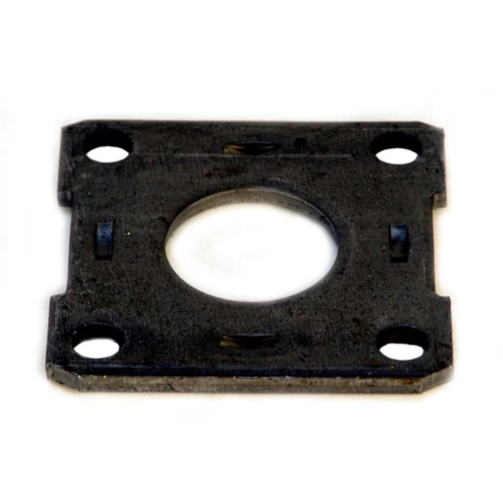 (image for) Trailer Brake Mounting Flange 7" 4-Bolt Brakes Round Axle Dexter/Redneck #4-34
