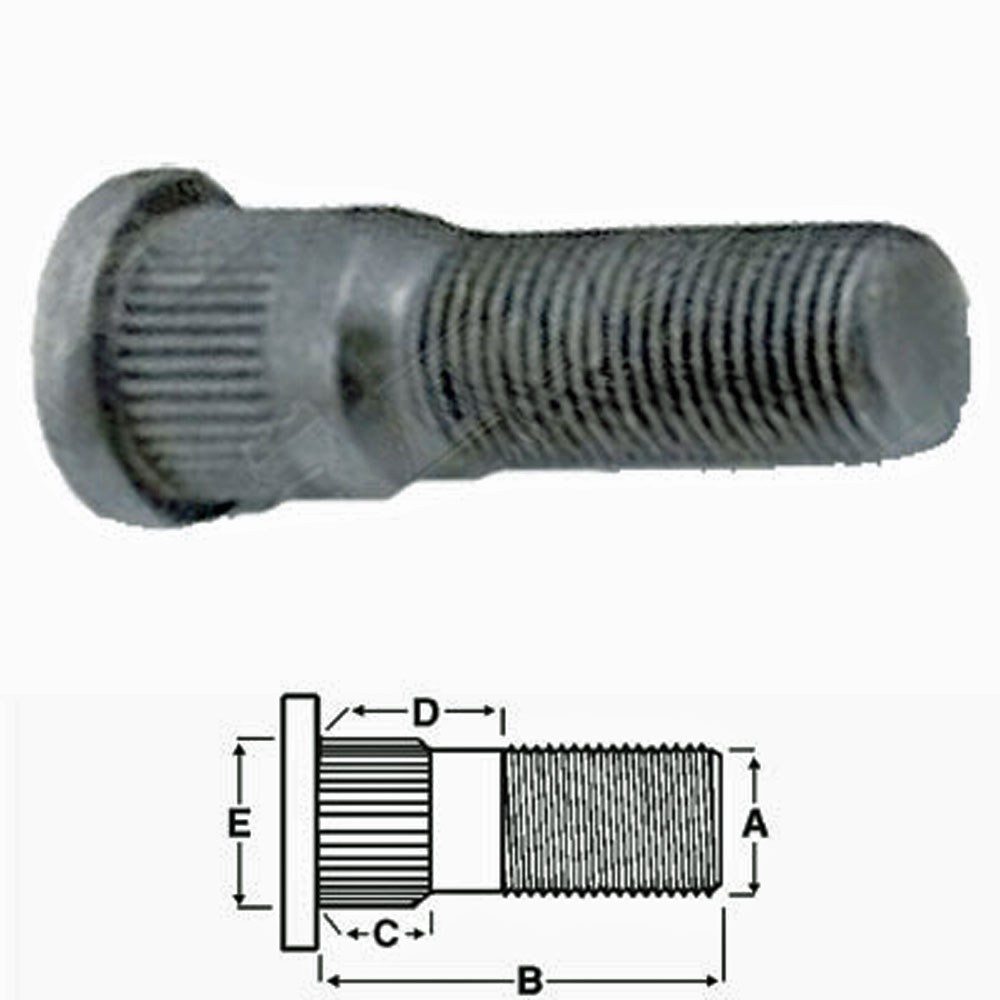 (image for) Trailer Drive In Wheel Stud 1/2"-20 X 1.99" Dexter/Redneck #7-122