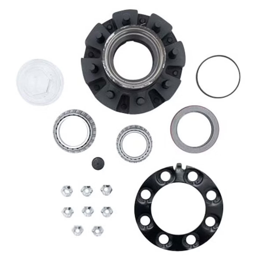 (image for) Trailer 2 Piece Oil Bath Hub/Rotor Complete Hub Assembly 8 Bolt on 6 1/2" 12k Axle Dexter/Redneck #8-214-10UC1