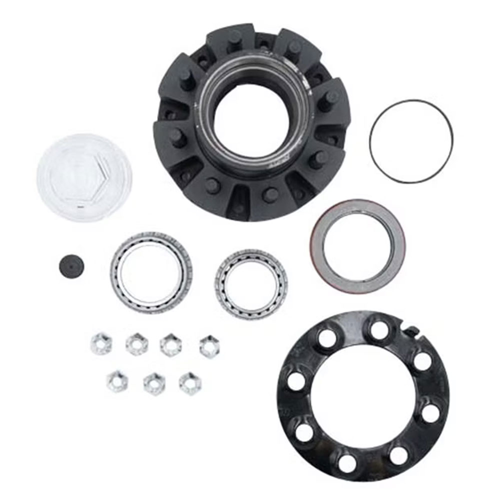 (image for) Trailer 2 Piece Oil Bath Hub/Drum Hub Assembly 8 Bolt On 6 1/2" 10k Axle Dexter #8-214-5UC1